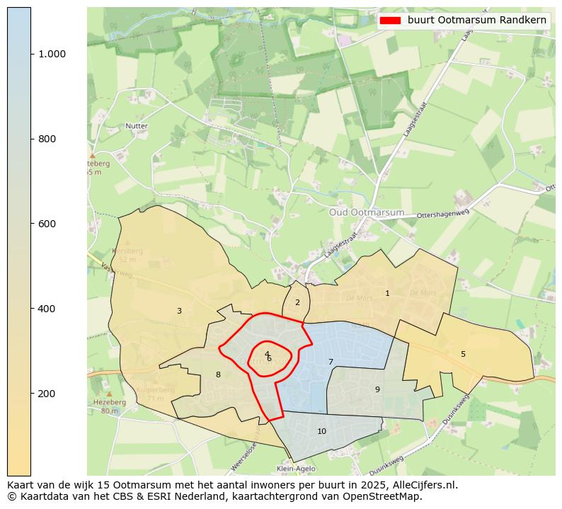 Afbeelding van de buurt Ootmarsum Randkern op de kaart.