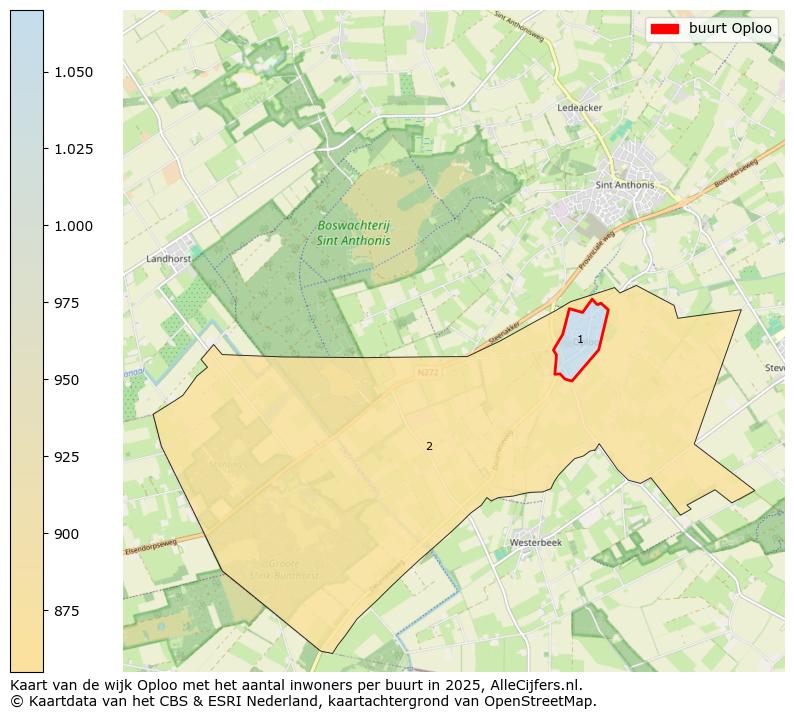 Afbeelding van de buurt Oploo op de kaart.