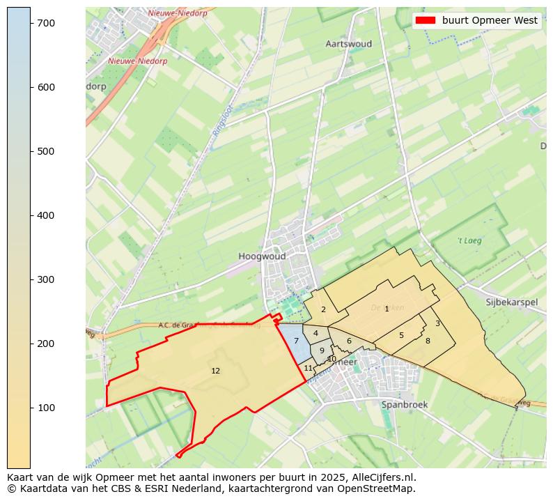Afbeelding van de buurt Opmeer West op de kaart.