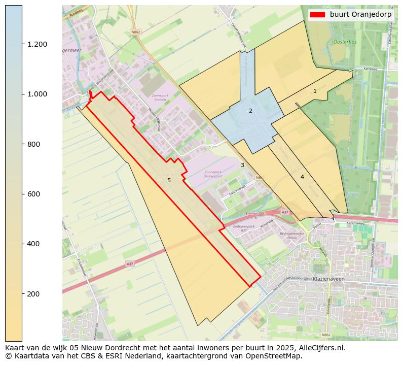 Afbeelding van de buurt Oranjedorp op de kaart.