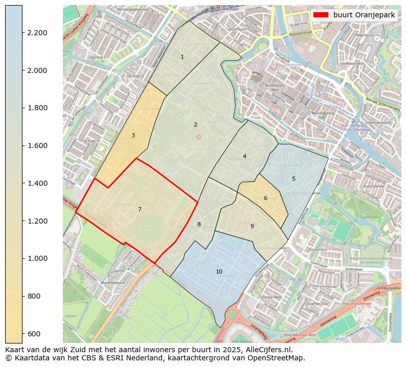 Afbeelding van de buurt Oranjepark op de kaart.