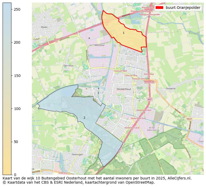 Afbeelding van de buurt Oranjepolder op de kaart.