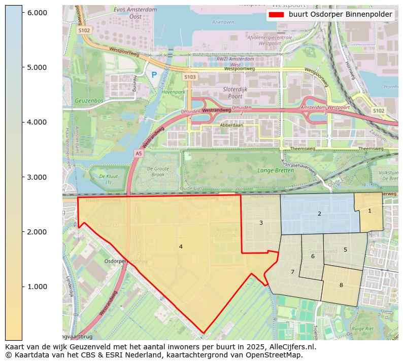 Afbeelding van de buurt Osdorper Binnenpolder op de kaart.