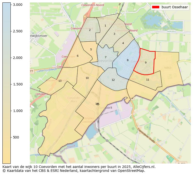 Afbeelding van de buurt Ossehaar op de kaart.
