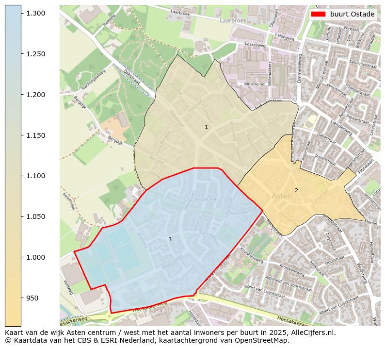Afbeelding van de buurt Ostade op de kaart.