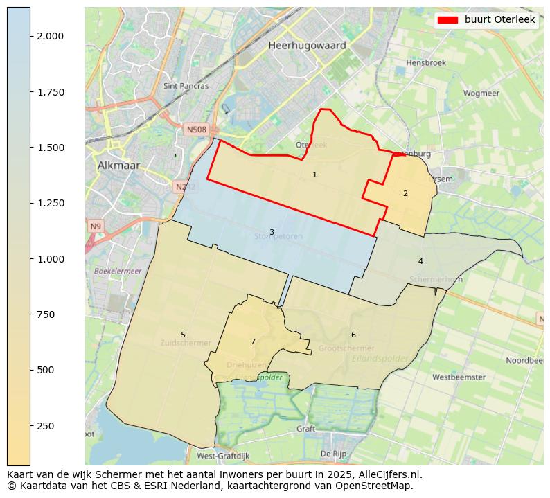 Afbeelding van de buurt Oterleek op de kaart.