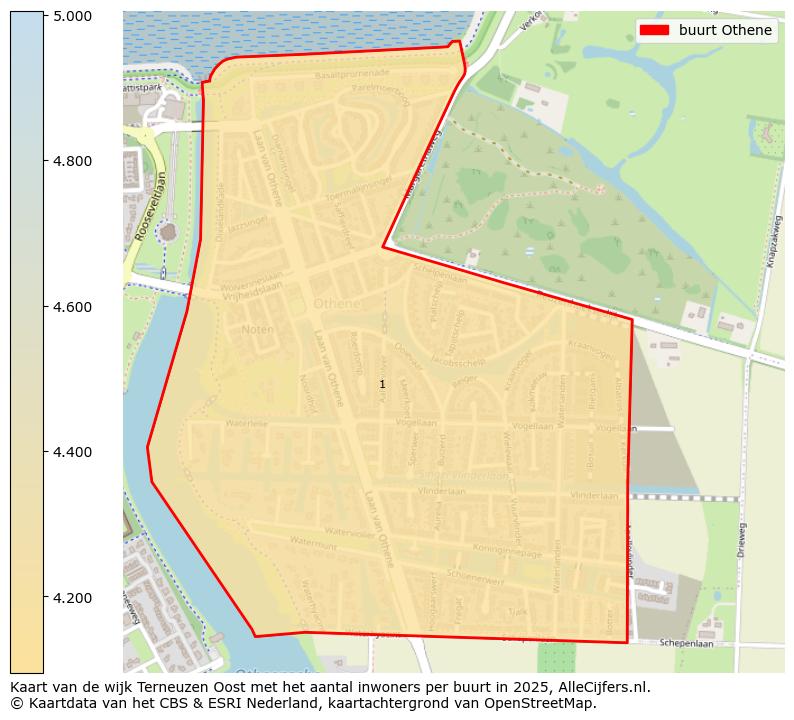 Afbeelding van de buurt Othene op de kaart.