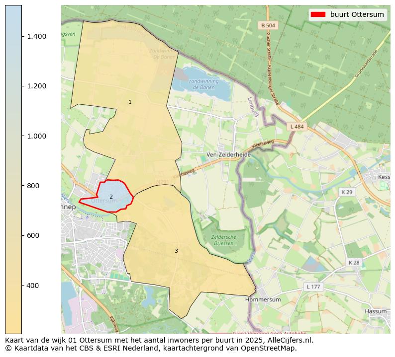 Afbeelding van de buurt Ottersum op de kaart.