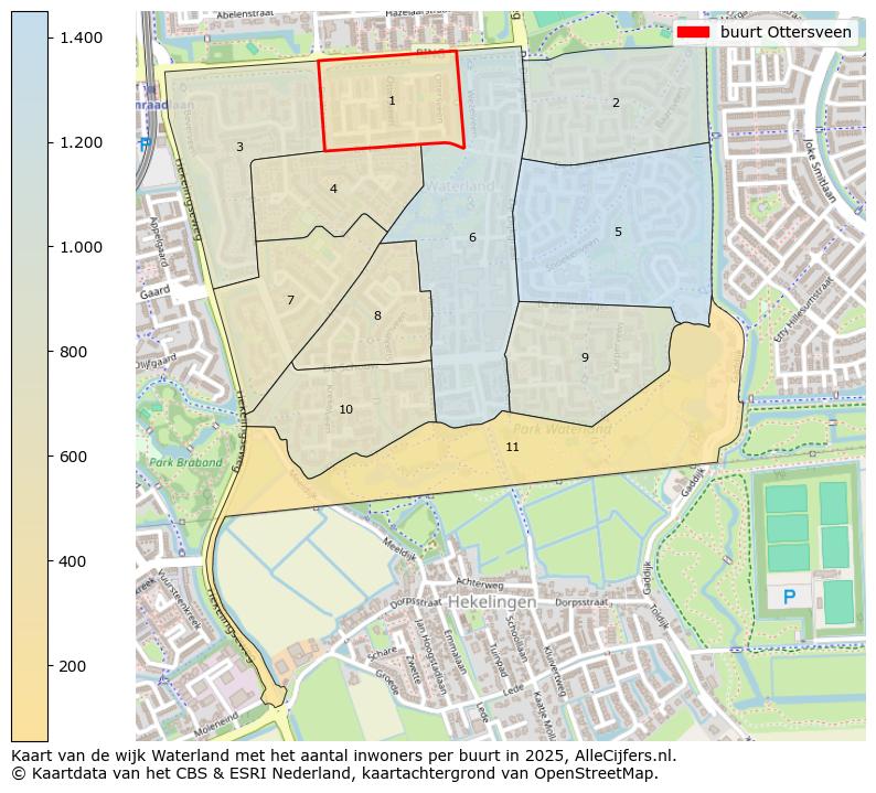 Afbeelding van de buurt Ottersveen op de kaart.