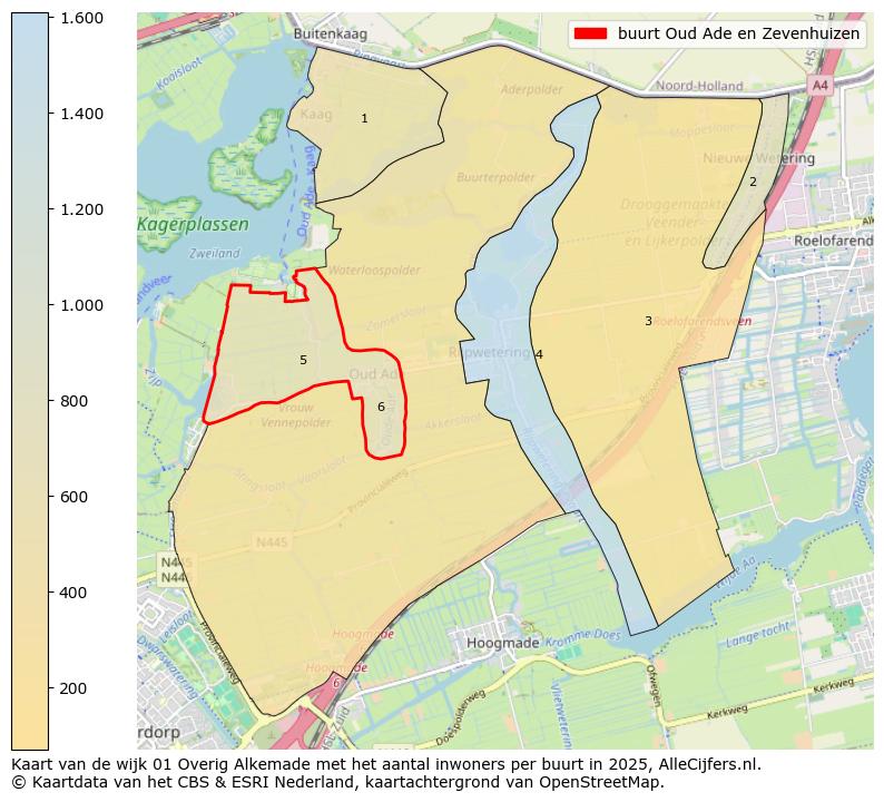 Afbeelding van de buurt Oud Ade en Zevenhuizen op de kaart.