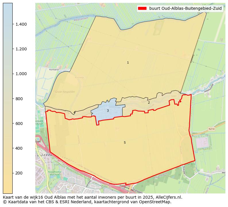 Afbeelding van de buurt Oud-Alblas-Buitengebied-Zuid op de kaart.