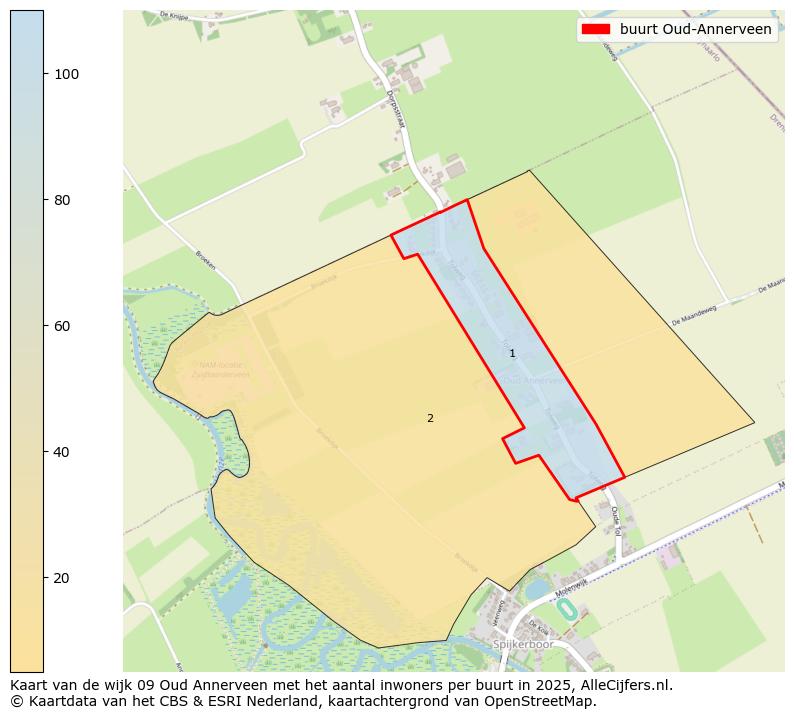 Afbeelding van de buurt Oud-Annerveen op de kaart.