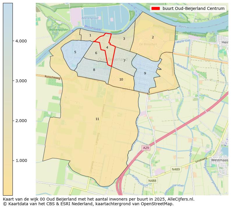 Afbeelding van de buurt Oud-Beijerland Centrum op de kaart.