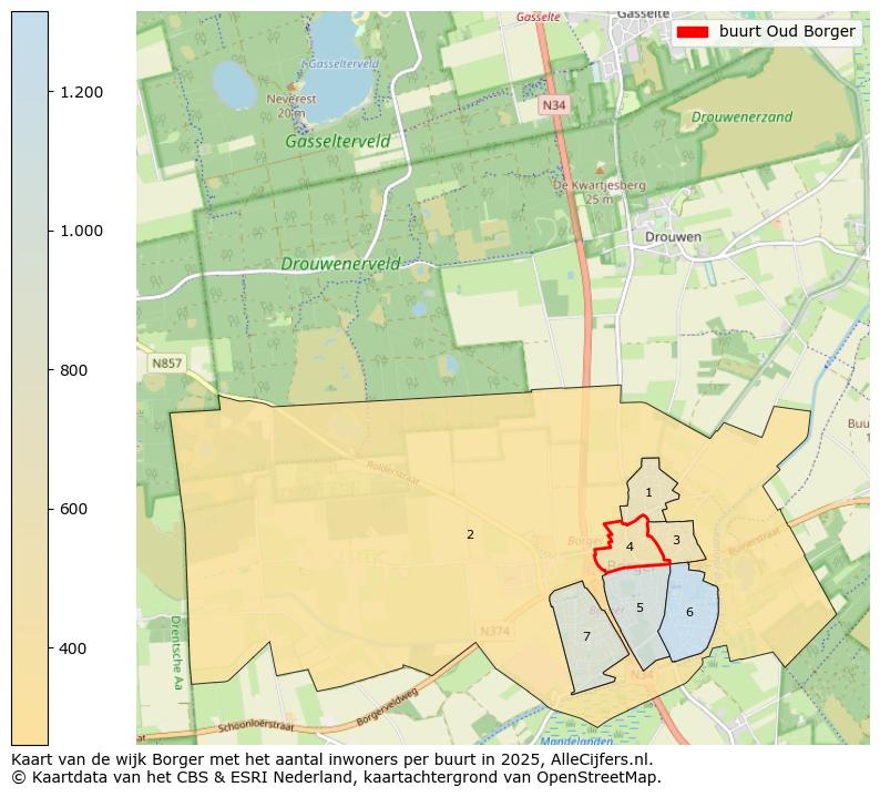 Afbeelding van de buurt Oud Borger op de kaart.