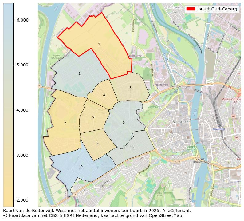Afbeelding van de buurt Oud-Caberg op de kaart.
