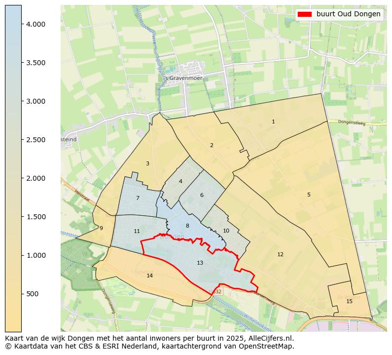 Afbeelding van de buurt Oud Dongen op de kaart.