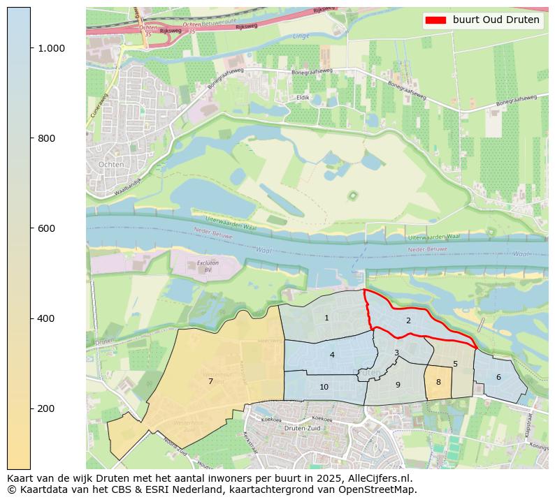 Afbeelding van de buurt Oud Druten op de kaart.