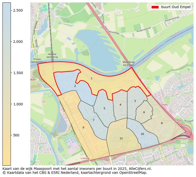 Afbeelding van de buurt Oud Empel op de kaart.