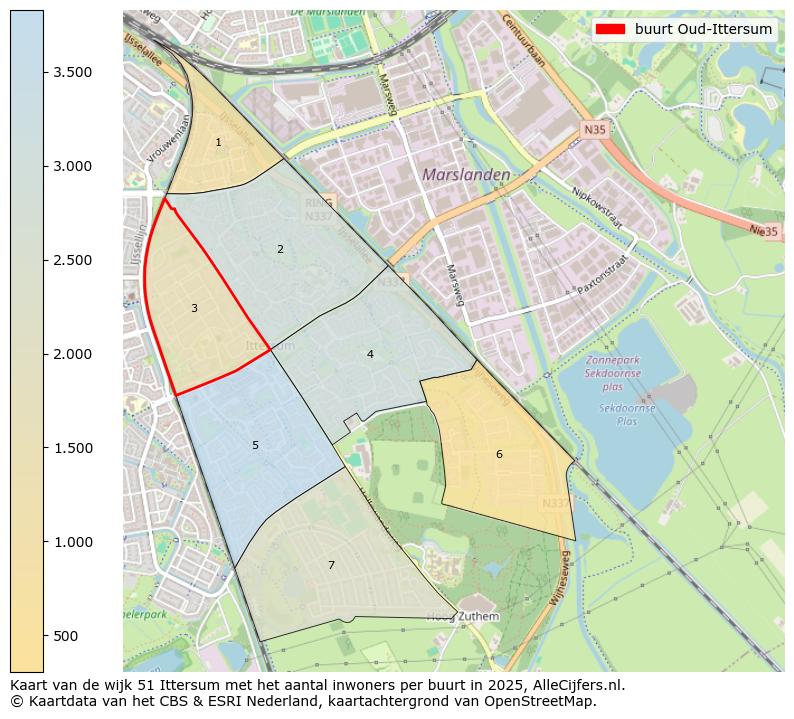 Afbeelding van de buurt Oud-Ittersum op de kaart.