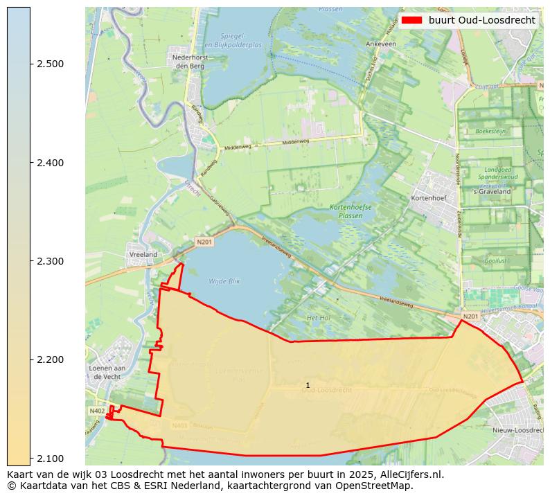 Afbeelding van de buurt Oud-Loosdrecht op de kaart.