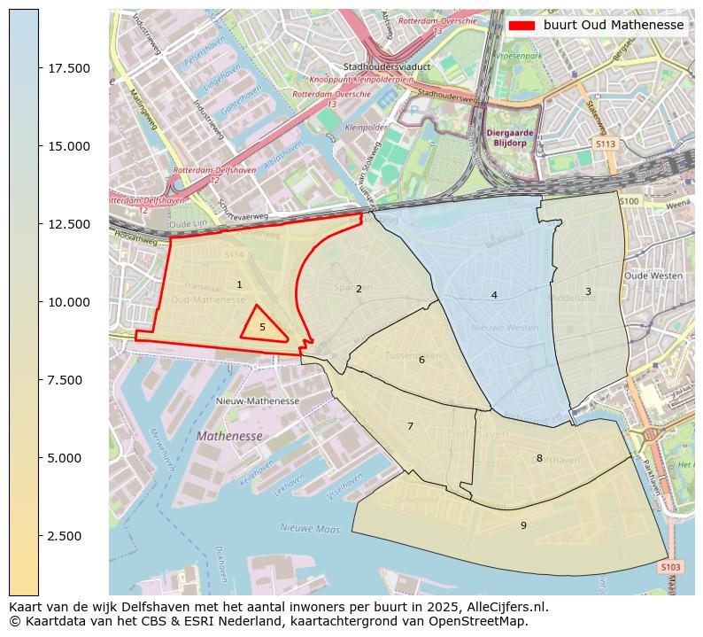 Afbeelding van de buurt Oud Mathenesse op de kaart.