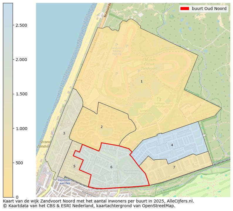 Afbeelding van de buurt Oud Noord op de kaart.