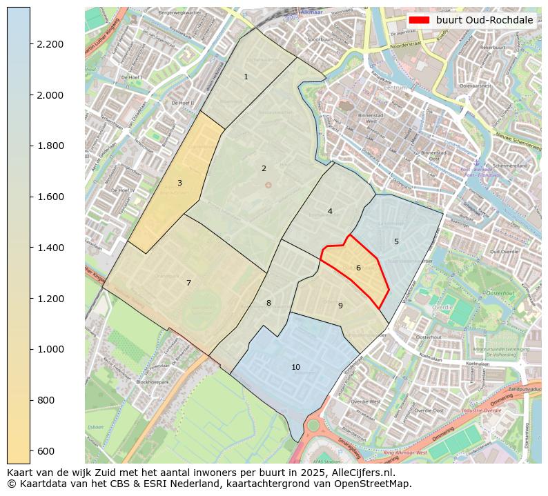 Afbeelding van de buurt Oud-Rochdale op de kaart.