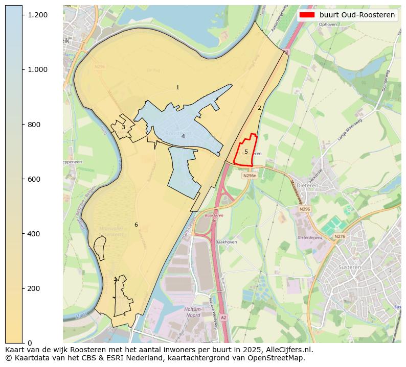 Afbeelding van de buurt Oud-Roosteren op de kaart.
