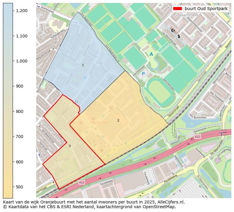 Afbeelding van de buurt Oud Sportpark op de kaart.