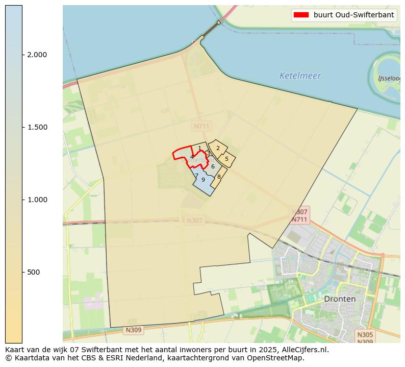 Afbeelding van de buurt Oud-Swifterbant op de kaart.