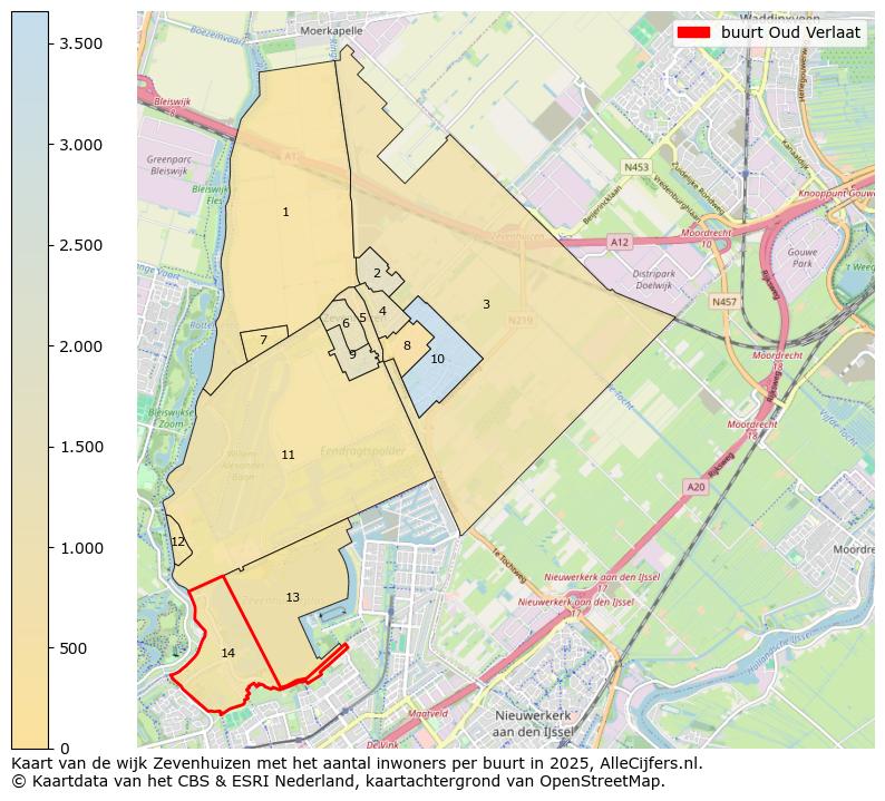 Afbeelding van de buurt Oud Verlaat op de kaart.