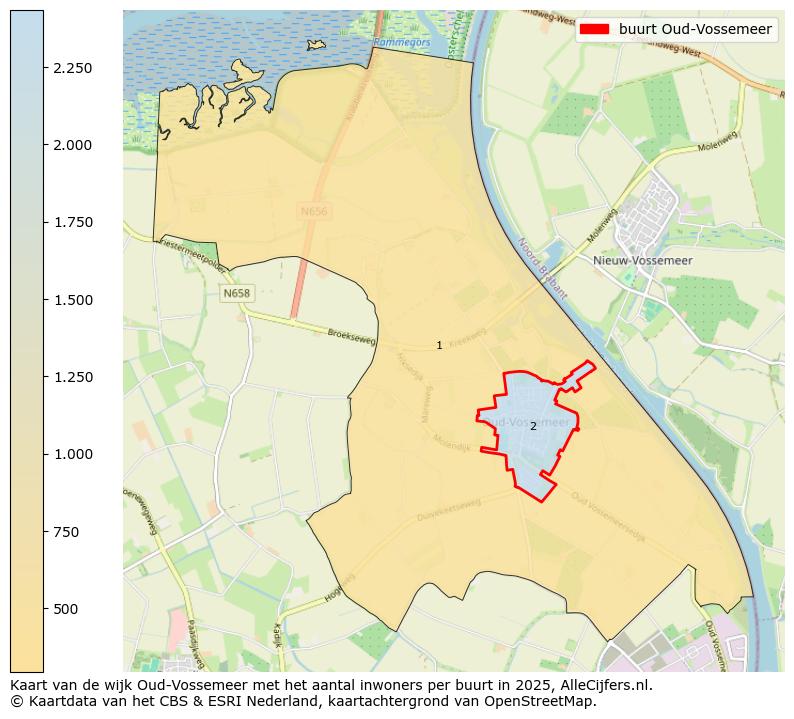 Afbeelding van de buurt Oud-Vossemeer op de kaart.