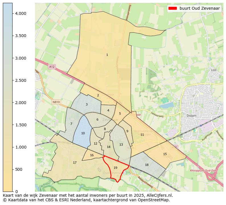 Afbeelding van de buurt Oud Zevenaar op de kaart.