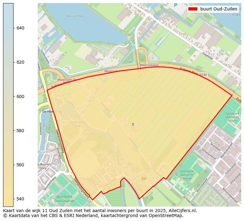Afbeelding van de buurt Oud-Zuilen op de kaart.