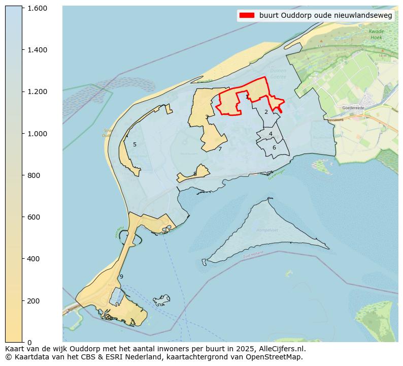 Afbeelding van de buurt Ouddorp oude nieuwlandseweg op de kaart.