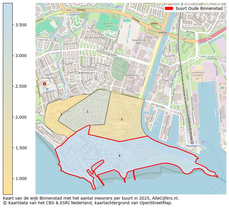 Afbeelding van de buurt Oude Binnenstad op de kaart.