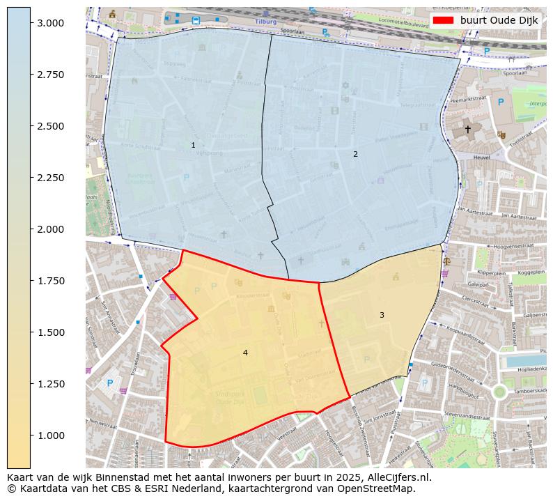 Afbeelding van de buurt Oude Dijk op de kaart.