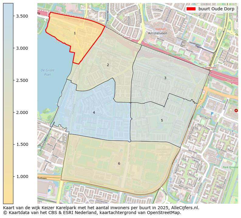 Afbeelding van de buurt Oude Dorp op de kaart.