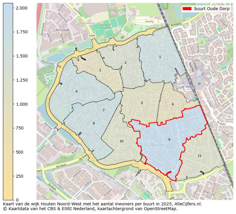 Afbeelding van de buurt Oude Dorp op de kaart.