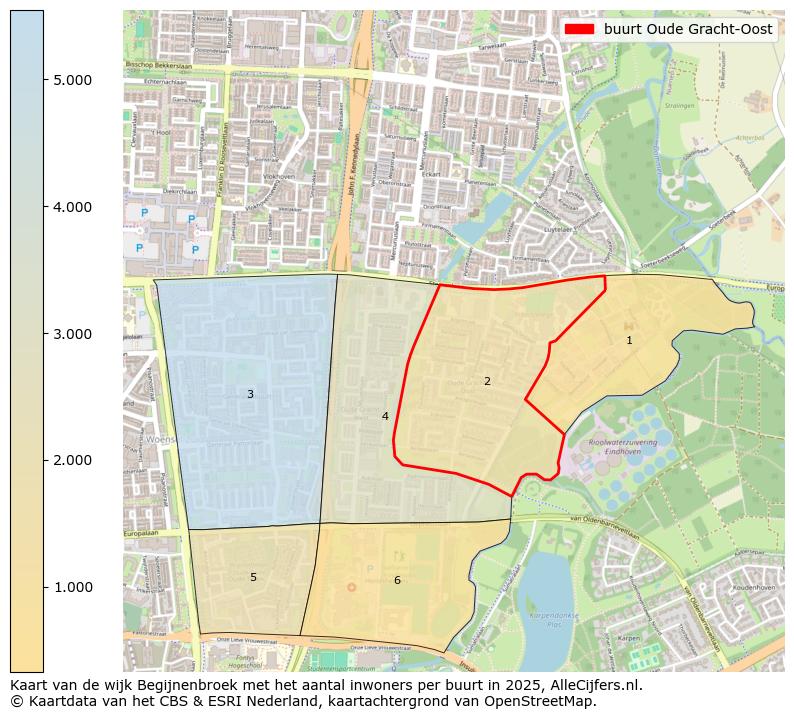 Afbeelding van de buurt Oude Gracht-Oost op de kaart.