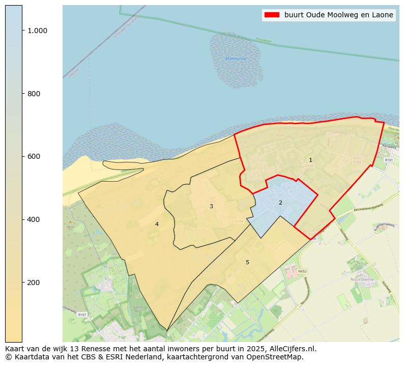 Afbeelding van de buurt Oude Moolweg en Laone op de kaart.