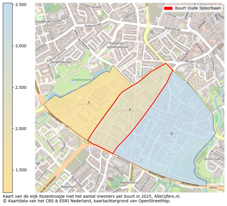 Afbeelding van de buurt Oude Spoorbaan op de kaart.