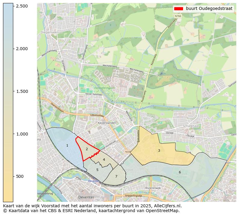 Afbeelding van de buurt Oudegoedstraat op de kaart.