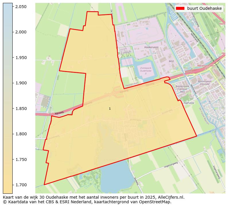 Afbeelding van de buurt Oudehaske op de kaart.