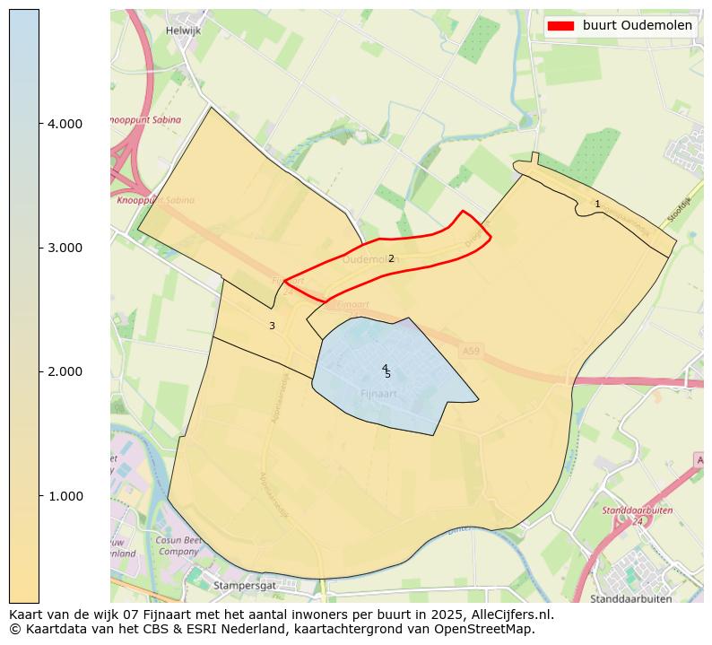 Afbeelding van de buurt Oudemolen op de kaart.