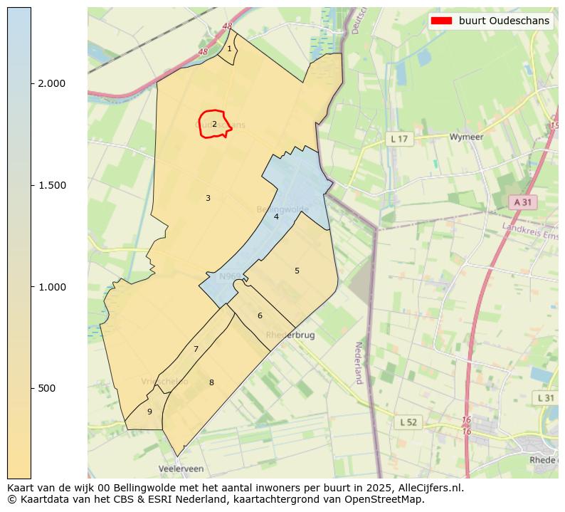 Afbeelding van de buurt Oudeschans op de kaart.