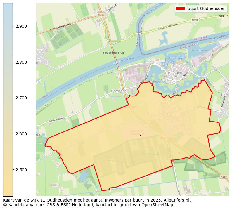 Afbeelding van de buurt Oudheusden op de kaart.