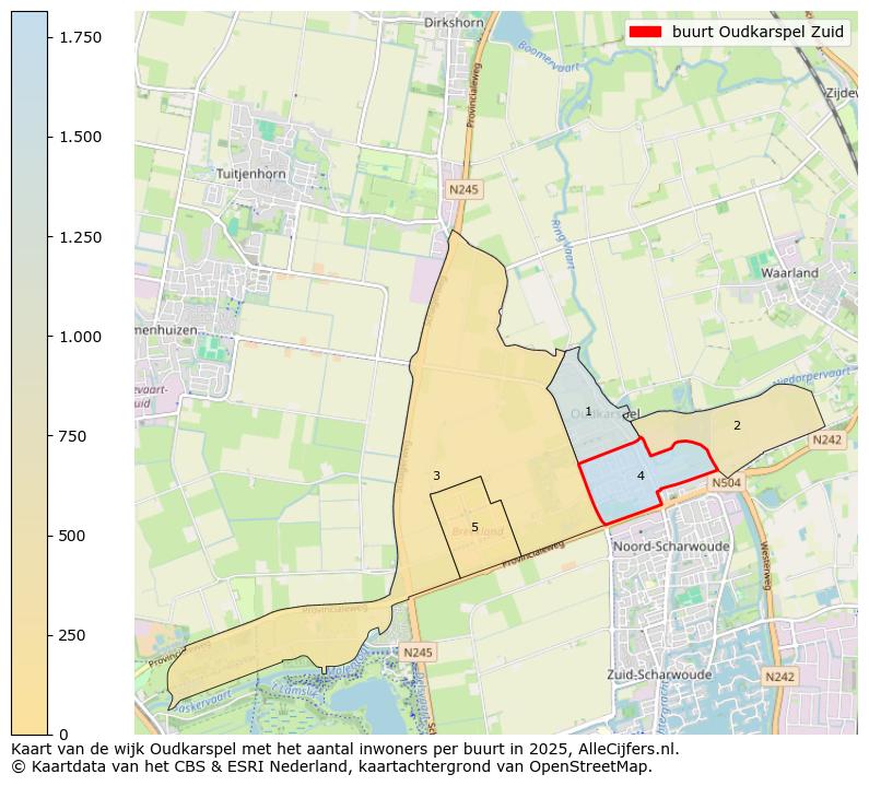 Afbeelding van de buurt Oudkarspel Zuid op de kaart.