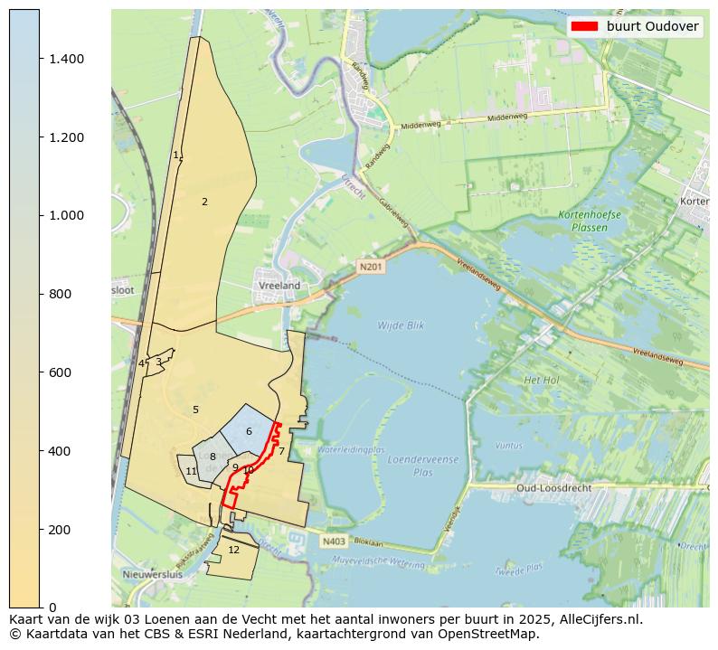 Afbeelding van de buurt Oudover op de kaart.