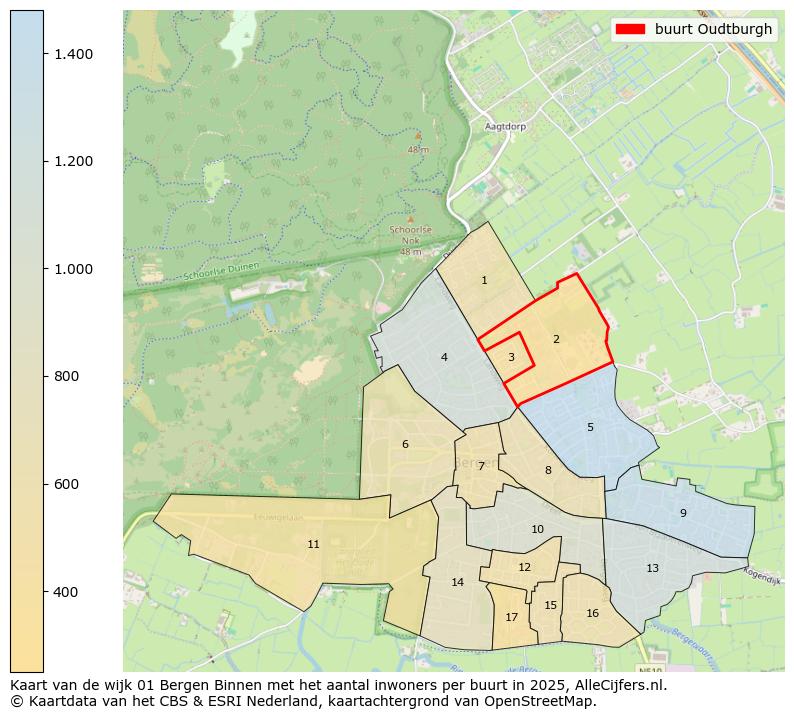 Afbeelding van de buurt Oudtburgh op de kaart.
